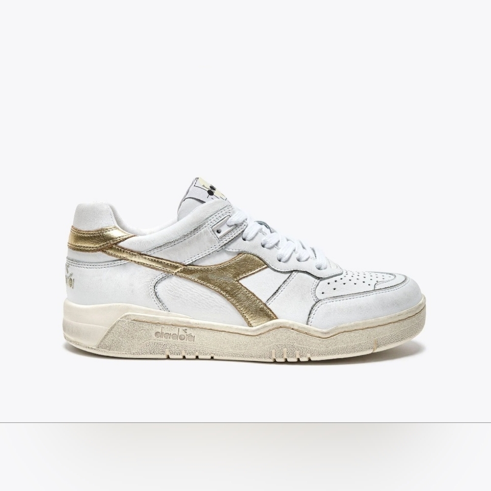 Size 7.5 - DIADORA Heritage B.560 White Leather Sneakers $280